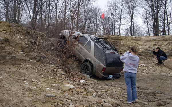 Dave getting up the hill