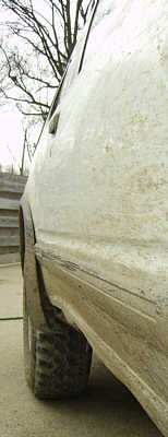 The Ho - Damaged passenger rear wheel-arch