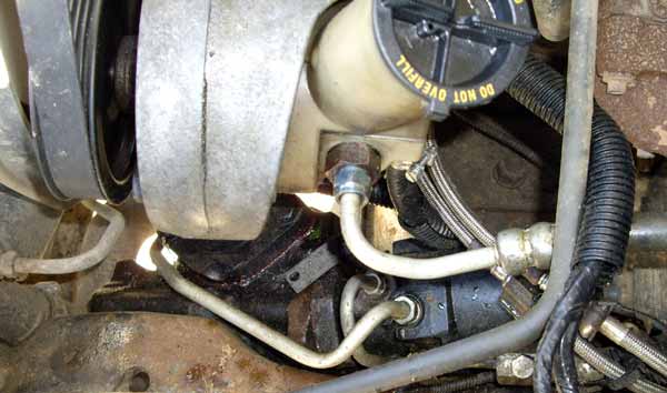 Power steering reservoir